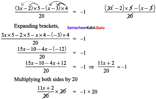 Samacheer Kalvi 8th Maths Solutions Term 2 Chapter 2 Algebra Ex 2.1 11