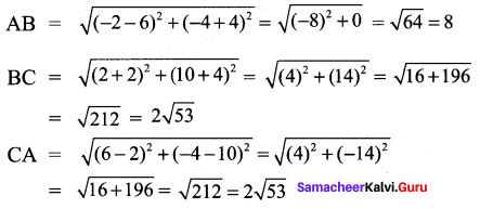 Samacheer Kalvi 9th Maths Chapter 5 Coordinate Geometry Ex 5.2 7