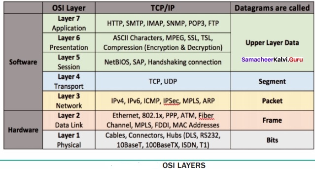 Samacheer Kalvi 12th Computer Applications Solutions Chapter 11 Network Examples and Protocols