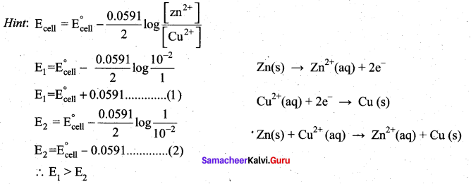Tamil Nadu 12th Chemistry Model Question Paper 1 English Medium - 4