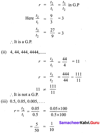Samacheer Kalvi 10th Maths Chapter 2 Numbers and Sequences Ex 2.7 1