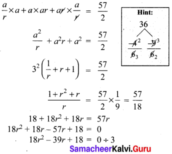 Samacheer Kalvi 10th Maths Chapter 2 Numbers and Sequences Ex 2.7 10