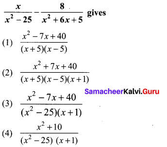 Samacheer Kalvi 10th Maths Chapter 3 Algebra Ex 3.19 4