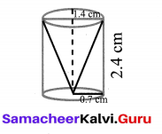 Samacheer Kalvi 10th Maths Chapter 7 Mensuration Ex 7.3 4