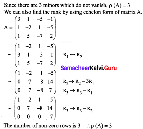 Samacheer Kalvi 12th Business Maths Solutions Chapter 1 Applications of Matrices and Determinants Ex 1.1 Q1.2