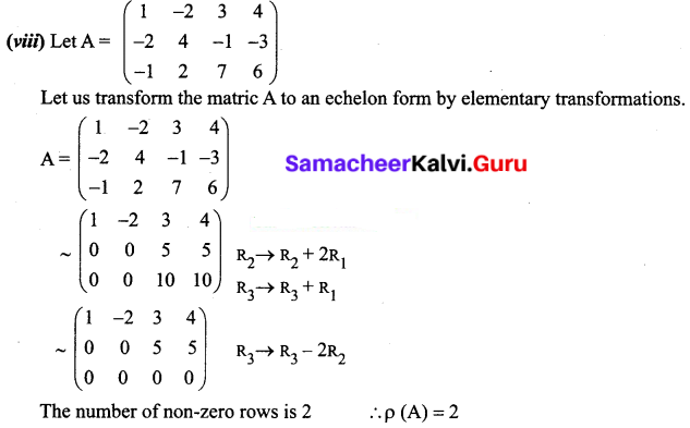 Samacheer Kalvi 12th Business Maths Solutions Chapter 1 Applications of Matrices and Determinants Ex 1.1 Q1.3