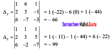 Samacheer Kalvi 12th Business Maths Solutions Chapter 1 Applications of Matrices and Determinants Ex 1.2 4