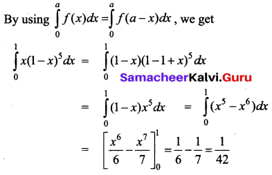 Samacheer Kalvi 12th Business Maths Solutions Chapter 2 Integral Calculus I Additional Problems 36