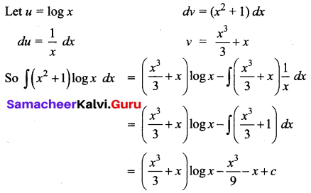 Samacheer Kalvi 12th Business Maths Solutions Chapter 2 Integral Calculus I Additional Problems 39