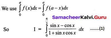 Samacheer Kalvi 12th Business Maths Solutions Chapter 2 Integral Calculus I Additional Problems 44
