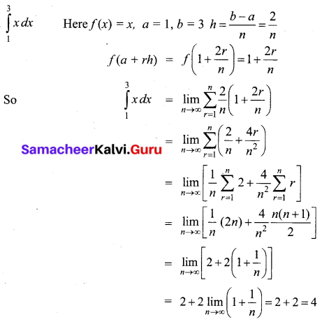 Samacheer Kalvi 12th Business Maths Solutions Chapter 2 Integral Calculus I Ex 2.11 Q2