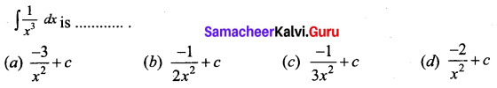 Samacheer Kalvi 12th Business Maths Solutions Chapter 2 Integral Calculus I Ex 2.12 Q1