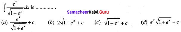 Samacheer Kalvi 12th Business Maths Solutions Chapter 2 Integral Calculus I Ex 2.12 Q6