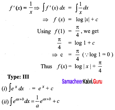 Samacheer Kalvi 12th Business Maths Solutions Chapter 2 Integral Calculus I Ex 2.2 Q8