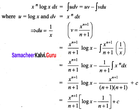 Samacheer Kalvi 12th Business Maths Solutions Chapter 2 Integral Calculus I Ex 2.5 Q5