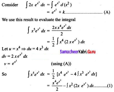Samacheer Kalvi 12th Business Maths Solutions Chapter 2 Integral Calculus I Ex 2.5 Q6
