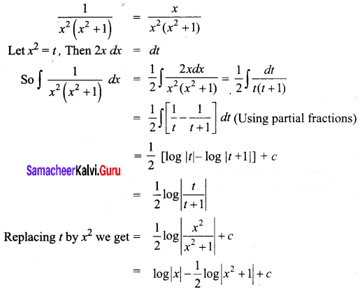 Samacheer Kalvi 12th Business Maths Solutions Chapter 2 Integral Calculus I Ex 2.6 Q12