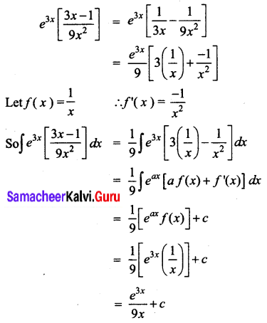 Samacheer Kalvi 12th Business Maths Solutions Chapter 2 Integral Calculus I Ex 2.6 Q15