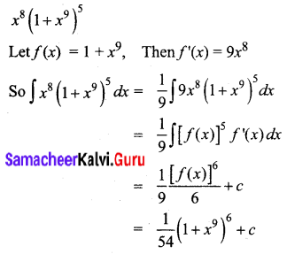 Samacheer Kalvi 12th Business Maths Solutions Chapter 2 Integral Calculus I Ex 2.6 Q7