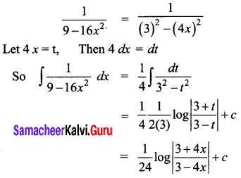 Samacheer Kalvi 12th Business Maths Solutions Chapter 2 Integral Calculus I Ex 2.7 Q1