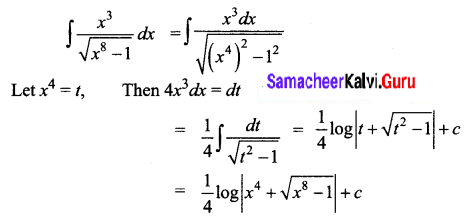 Samacheer Kalvi 12th Business Maths Solutions Chapter 2 Integral Calculus I Ex 2.7 Q11