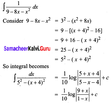 Samacheer Kalvi 12th Business Maths Solutions Chapter 2 Integral Calculus I Ex 2.7 Q2