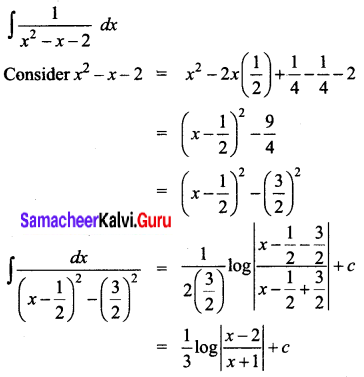 Samacheer Kalvi 12th Business Maths Solutions Chapter 2 Integral Calculus I Ex 2.7 Q4