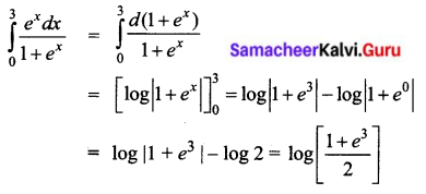 Samacheer Kalvi 12th Business Maths Solutions Chapter 2 Integral Calculus I Ex 2.8 I Q4