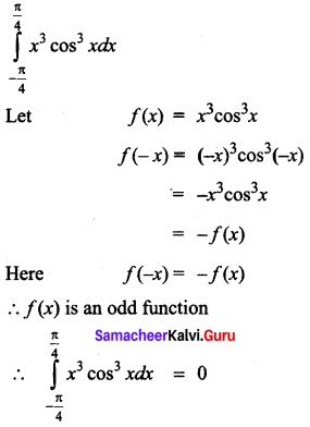 Samacheer Kalvi 12th Business Maths Solutions Chapter 2 Integral Calculus I Ex 2.9 Q1