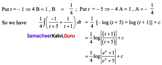 Samacheer Kalvi 12th Business Maths Solutions Chapter 2 Integral Calculus I Miscellaneous Problems Q3.1
