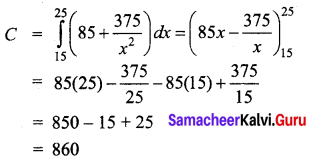 Samacheer Kalvi 12th Business Maths Solutions Chapter 3 Integral Calculus II Additional Problems II Q5.1