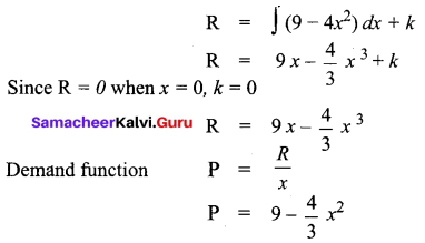 Samacheer Kalvi 12th Business Maths Solutions Chapter 3 Integral Calculus II Ex 3.2 Q11