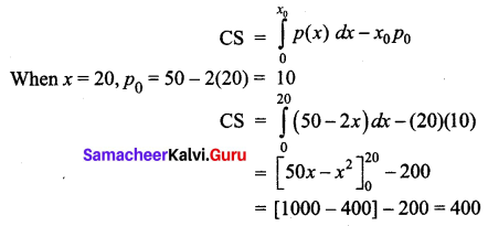 Samacheer Kalvi 12th Business Maths Solutions Chapter 3 Integral Calculus II Ex 3.3 Q1