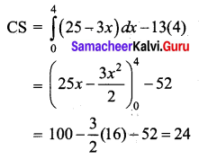 Samacheer Kalvi 12th Business Maths Solutions Chapter 3 Integral Calculus II Ex 3.3 Q11