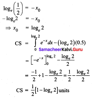 Samacheer Kalvi 12th Business Maths Solutions Chapter 3 Integral Calculus II Ex 3.3 Q4