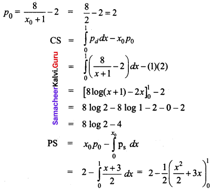 Samacheer Kalvi 12th Business Maths Solutions Chapter 3 Integral Calculus II Ex 3.3 Q9.1