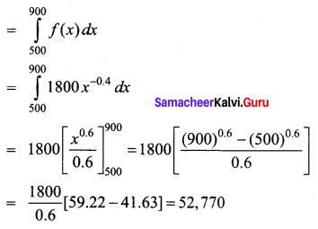 Samacheer Kalvi 12th Business Maths Solutions Chapter 3 Integral Calculus II Miscellaneous Problems Q7
