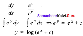 Samacheer Kalvi 12th Business Maths Solutions Chapter 4 Differential Equations Additional Problems I Q4