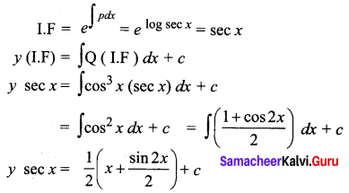 Samacheer Kalvi 12th Business Maths Solutions Chapter 4 Differential Equations Ex 4.4 Q6