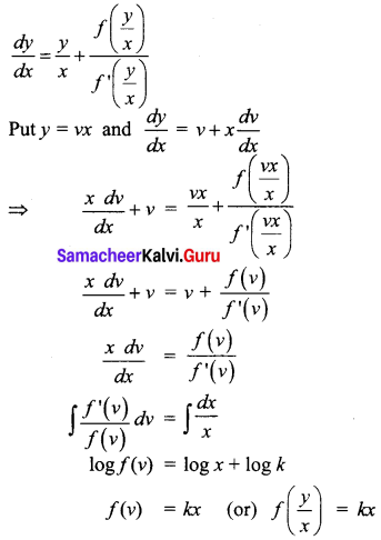 Samacheer Kalvi 12th Business Maths Solutions Chapter 4 Differential Equations Ex 4.6 Q25