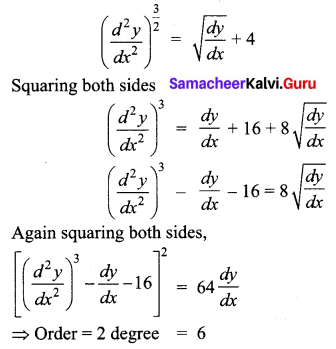 Samacheer Kalvi 12th Business Maths Solutions Chapter 4 Differential Equations Ex 4.6 Q3