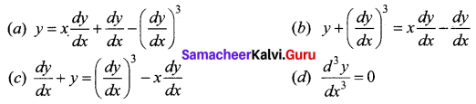 Samacheer Kalvi 12th Business Maths Solutions Chapter 4 Differential Equations Ex 4.6 Q6