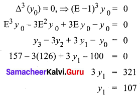 Samacheer Kalvi 12th Business Maths Solutions Chapter 5 Numerical Methods Additional Problems II Q1.1
