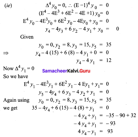Samacheer Kalvi 12th Business Maths Solutions Chapter 5 Numerical Methods Ex 5.1 Q8.1