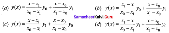 Samacheer Kalvi 12th Business Maths Solutions Chapter 5 Numerical Methods Ex 5.3 Q11