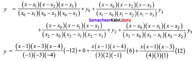 Samacheer Kalvi 12th Business Maths Solutions Chapter 5 Numerical Methods Miscellaneous Problems Q10.1