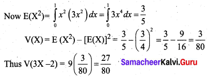 Samacheer Kalvi 12th Business Maths Solutions Chapter 6 Random Variable and Mathematical Expectation Miscellaneous Problems Q9.2