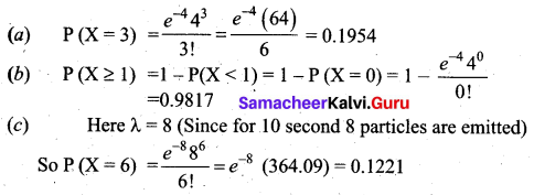 Samacheer Kalvi 12th Business Maths Solutions Chapter 7 Probability Distributions Additional Problems III Q5