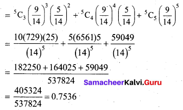 Samacheer Kalvi 12th Business Maths Solutions Chapter 7 Probability Distributions Ex 7.1 Q12