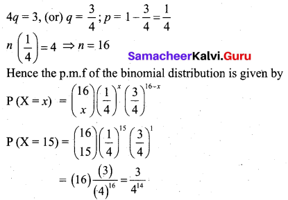 Samacheer Kalvi 12th Business Maths Solutions Chapter 7 Probability Distributions Ex 7.1 Q17
